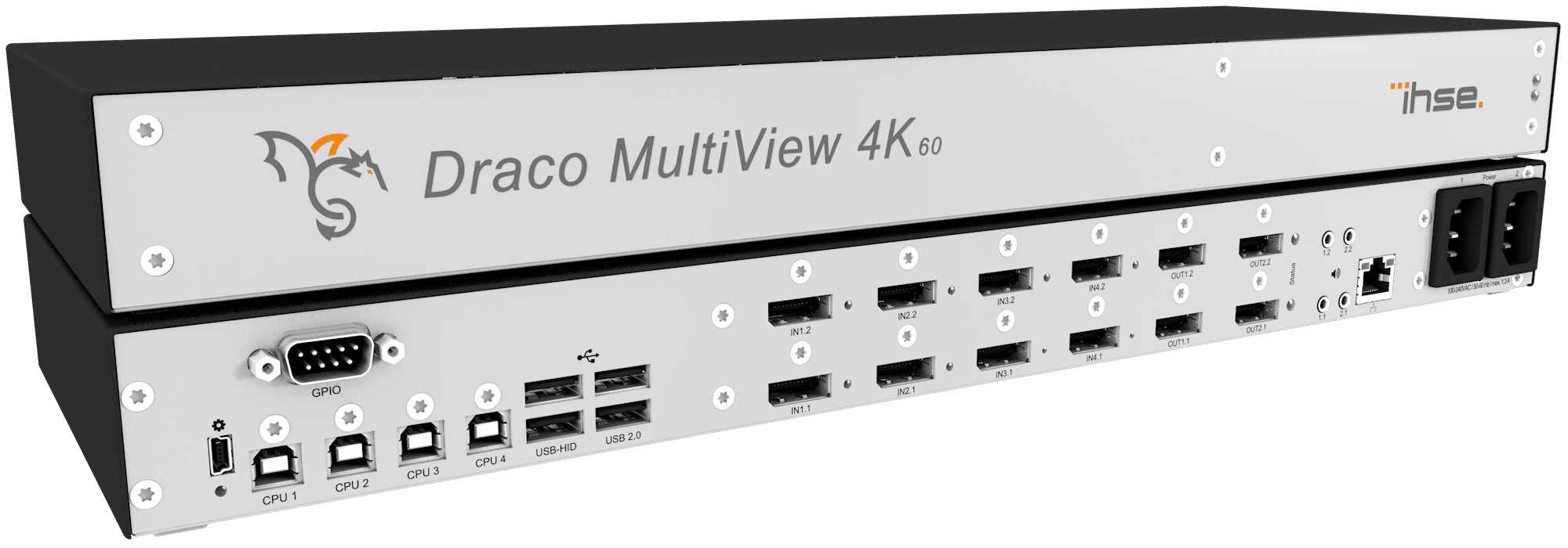 IHSE releases it's new Draco MultiView4K60