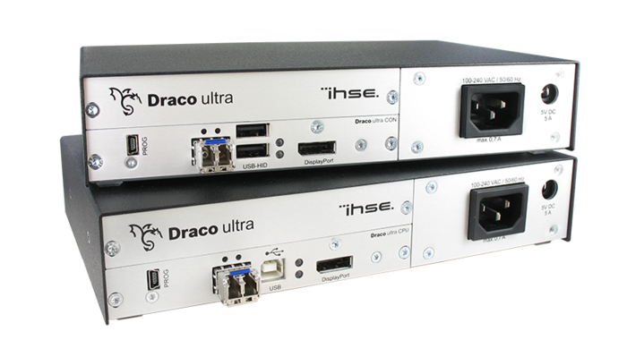 IHSE Draco Ultra KVM extender reaches unprecedented 30 bit colour depth of 