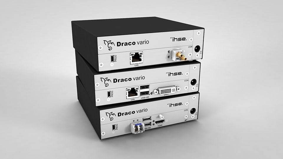 IHSE expands the successful Draco Ultra series with new KVM extender models